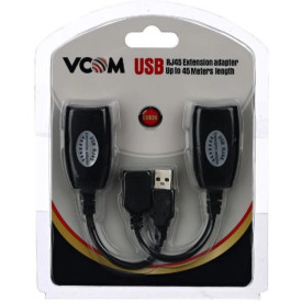 USB кабел VCom USB Extension over LAN - USB AM / AF - CU824