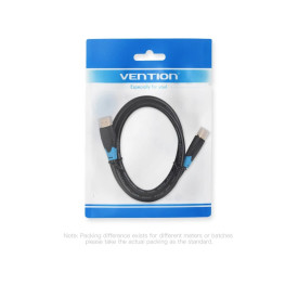 HDMI кабел Vention HDMI v2.0 M / M 4K/60Hz Gold - 8M Black - AACBK
