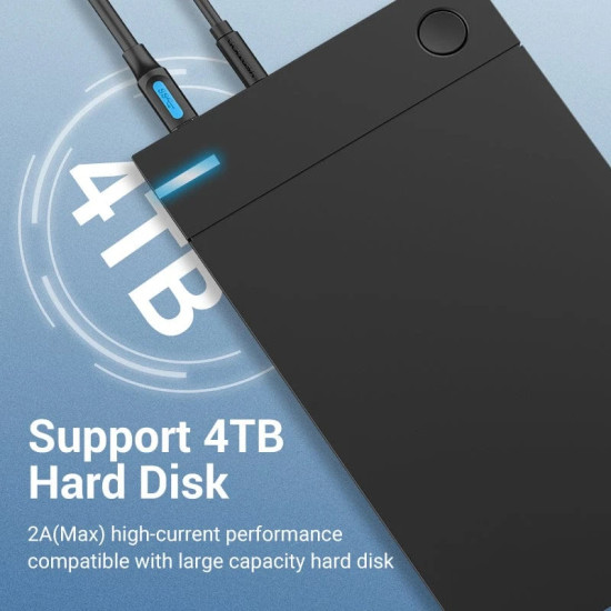 USB кабел Vention USB 3.0 AM / BM - 0.5M Black - COOBD