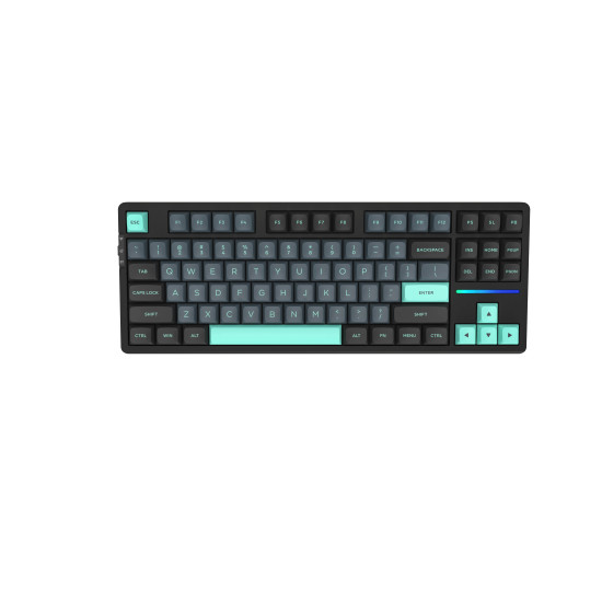 Безжична клавиатура VGN Wireless Gaming Mechanical Keyboard - V87 Caribbean Blue - Power Silver Switches [Linear]