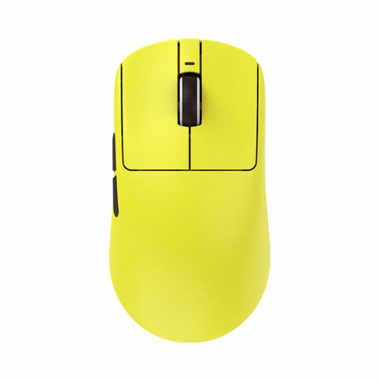 Безжична мишка VXE Dragonfly R1 Pro Max 1K (4K compatible) - Kailh White Blade Switches, Yellow