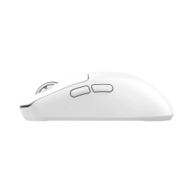 Безжична мишка White Shark Wireless Gaming Mouse BORS - 12000dpi, 1000Hz, Bluetooth, White