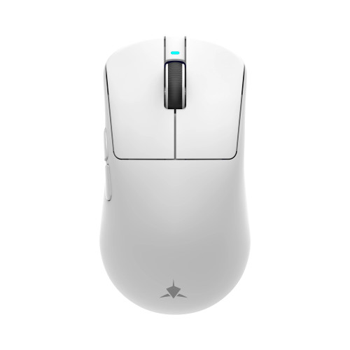 Безжична мишка White Shark Wireless Gaming Mouse BORS - 12000dpi, 1000Hz, Bluetooth, White