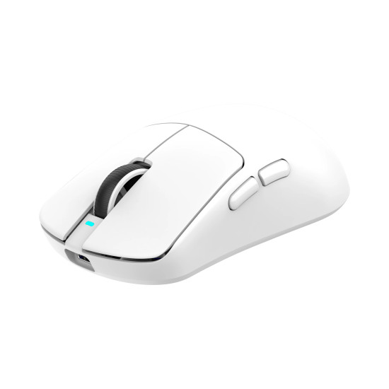Безжична мишка White Shark Wireless Gaming Mouse BORS - 12000dpi, 1000Hz, Bluetooth, White