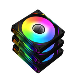 Комплект вентилатори Xigmatek Fan Pack 3-in-1 3x120mm - Infinity G20A - Infinity Mirror, A-RGB