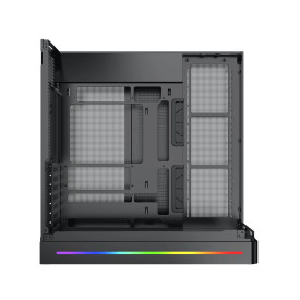 Кутия за компютър Xigmatek Case E-ATX - PANO II - 8 ARGB Fans