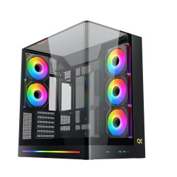 Кутия за компютър Xigmatek Case E-ATX - PANO II - 8 ARGB Fans