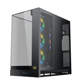 Кутия за компютър Xigmatek Case E-ATX - PANO II - 8 ARGB Fans