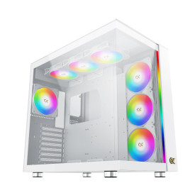 Кутия за компютър Xigmatek AQUA ULTRA AIR Arctic - 7 ARGB Fans, White