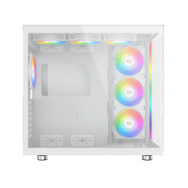 Кутия за компютър Xigmatek AQUA ULTRA AIR Arctic - 7 ARGB Fans, White