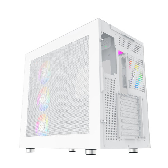 Кутия за компютър Xigmatek AQUA ULTRA AIR Arctic - 7 ARGB Fans, White