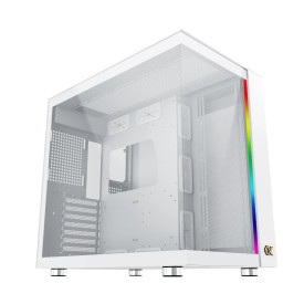 Кутия за компютър Xigmatek AQUA ULTRA AIR Arctic - 7 ARGB Fans, White