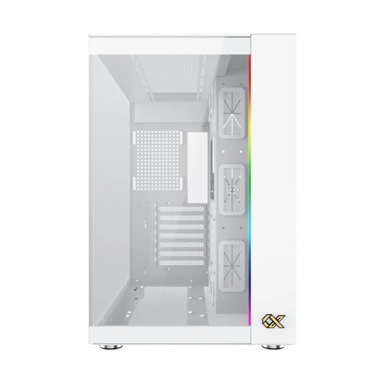 Кутия за компютър Xigmatek AQUA ULTRA AIR Arctic - 7 ARGB Fans, White