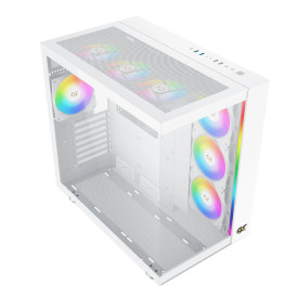 Кутия за компютър Xigmatek AQUA ULTRA AIR Arctic - 7 ARGB Fans, White