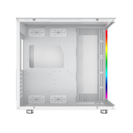 Кутия за компютър Xigmatek AQUA ULTRA AIR Arctic - 7 ARGB Fans, White