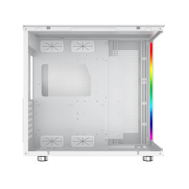 Кутия за компютър Xigmatek AQUA ULTRA AIR Arctic - 7 ARGB Fans, White