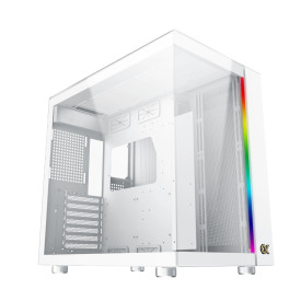 Кутия за компютър Xigmatek AQUA ULTRA Arctic - 7 ARGB Fans, White