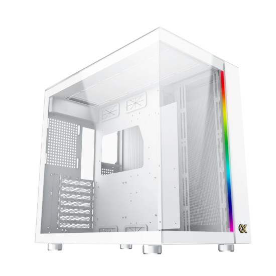 Кутия за компютър Xigmatek AQUA ULTRA Arctic - 7 ARGB Fans, White