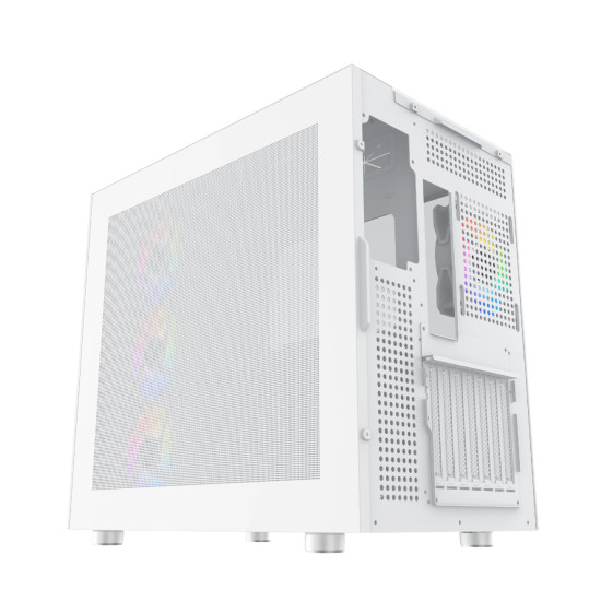 Кутия за компютър Xigmatek AQUA ULTRA Arctic - 7 ARGB Fans, White