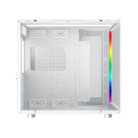 Кутия за компютър Xigmatek AQUA ULTRA Arctic - 7 ARGB Fans, White