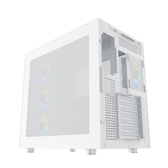 Кутия за компютър Xigmatek AQUA ULTRA Arctic - 7 ARGB Fans, White