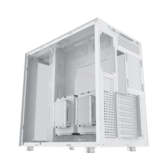 Кутия за компютър Xigmatek AQUA ULTRA Arctic - 7 ARGB Fans, White