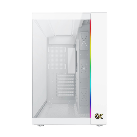 Кутия за компютър Xigmatek AQUA ULTRA Arctic - 7 ARGB Fans, White