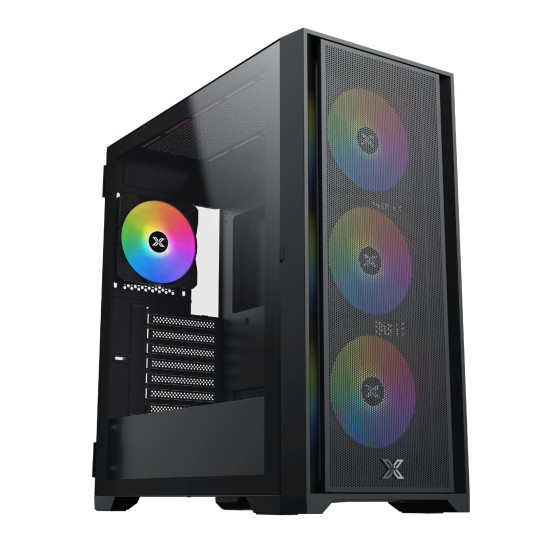 Кутия за компютър Xigmatek Case EATX - Master X II - 4 ARGB Fans