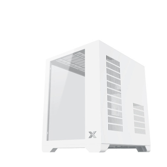 Кутия за компютър Xigmatek Case mATX - Aqua M Lite Arctic - 5 ARGB Fans