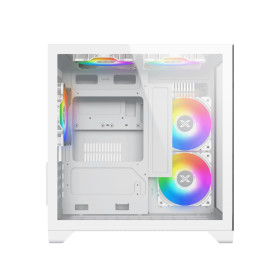 Кутия за компютър Xigmatek Case mATX - Aqua M Lite Arctic - 5 ARGB Fans