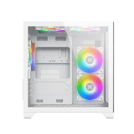 Кутия за компютър Xigmatek Case mATX - Aqua M Lite Arctic - 5 ARGB Fans