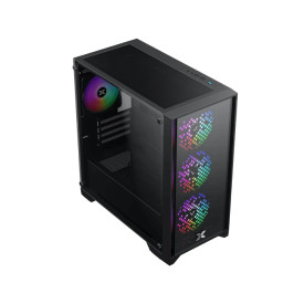 Кутия за компютър Xigmatek Case mATX - NYX II - 4 RGB Fans