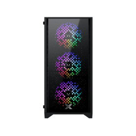 Кутия за компютър Xigmatek Case mATX - NYX II - 4 RGB Fans