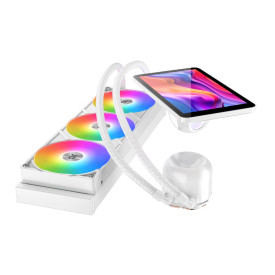 Водно охлаждане Xigmatek Water Cooling Connect Pro 360 Arctic - 7 inch Magnetic LCD Display