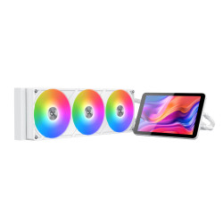 Водно охлаждане Xigmatek Water Cooling Connect Pro 360 Arctic - 7 inch Magnetic LCD Display
