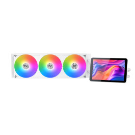 Водно охлаждане Xigmatek Water Cooling Connect Pro 360 Arctic - 7 inch Magnetic LCD Display