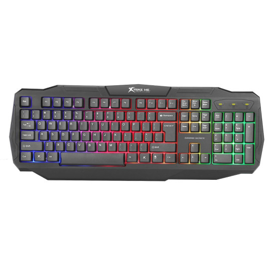 Комплект клавиатура и мишка Xtrike ME Gaming COMBO CM-406 - Keyboard, Mouse, Headset, Mousepad - XTRM-CM-406