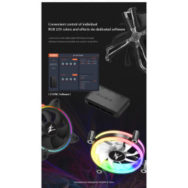 Контролер за вентилатори Zalman RGB Fan Hub 8ch aRGB - Z-SYNC