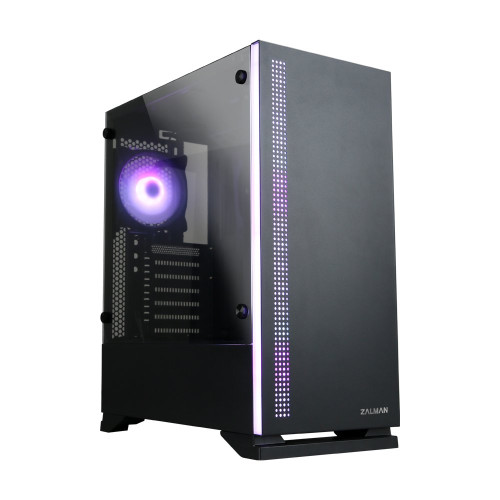 Кутия за компютър Zalman Case ATX - S5 Black RGB - ZM-S5-BK
