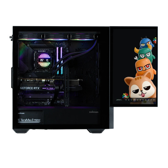 Кутия за компютър Zalman Case ATX - Z10 DS - 15.6 inch Full HD Display