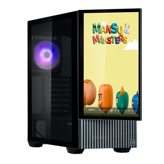 Кутия за компютър Zalman Case ATX - Z10 DS - 15.6 inch Full HD Display