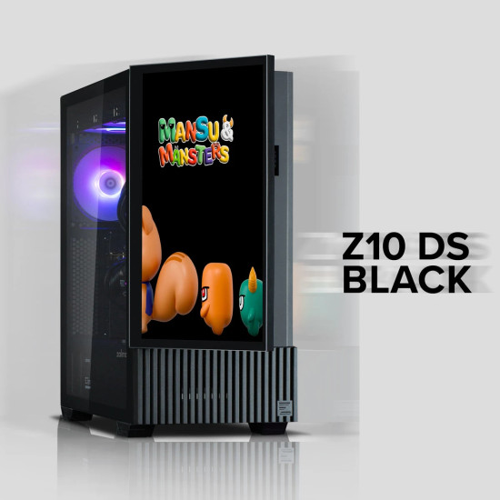 Кутия за компютър Zalman Case ATX - Z10 DS - 15.6 inch Full HD Display