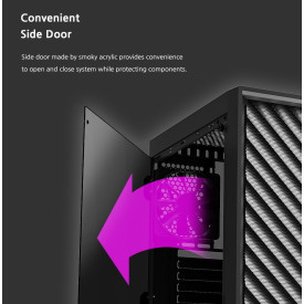 Кутия за компютър Zalman Case ATX - T7 - Black