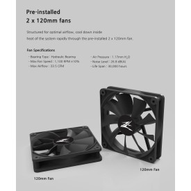 Кутия за компютър Zalman Case ATX - T7 - Black