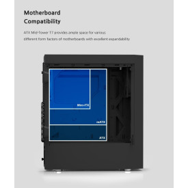Кутия за компютър Zalman Case ATX - T7 - Black