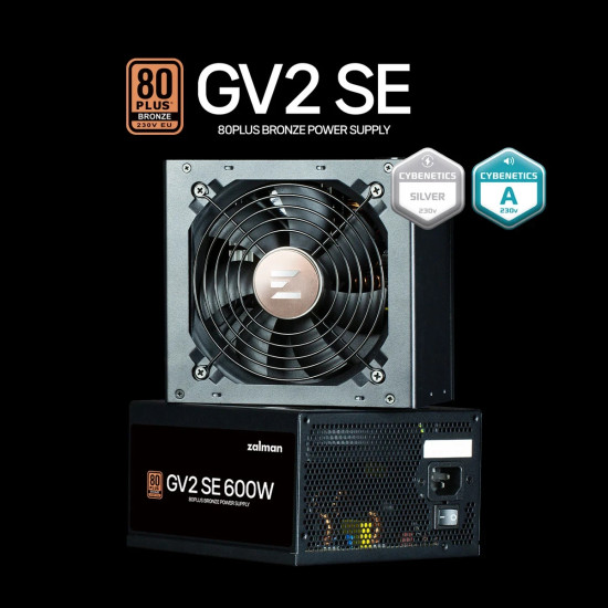 Захранване Zalman PSU 600W Bronze - ZM600-GV2 SE