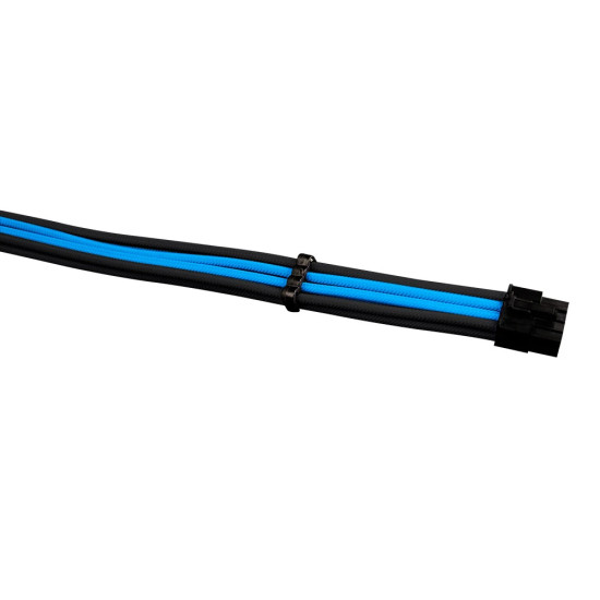Комплект модинг кабели 1stPlayer Custom Modding Cable Kit Black/Blue - ATX24P, EPS, PCI-e - BBL-001