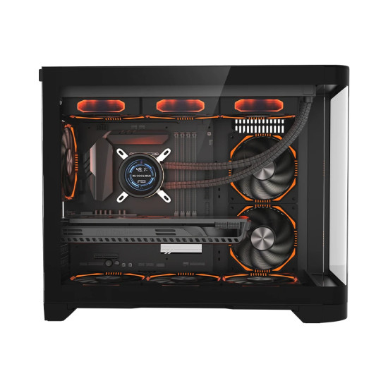 Кутия за компютър 1stPlayer Case mATX - UV6 Black
