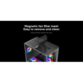 Кутия за компютър 1stPlayer Case mATX - UV6 Black