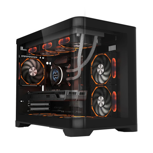 Кутия за компютър 1stPlayer Case mATX - UV6 Black
